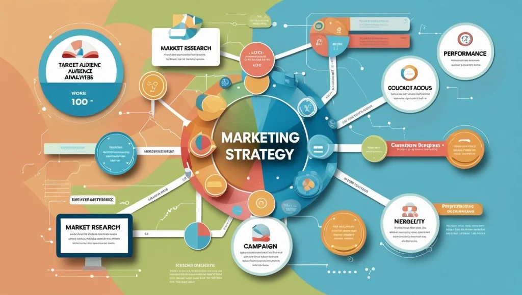 a picture depicting marketing strategy